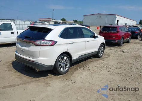 2016 Ford Edge Titanium from USA, damaged, VIN 2FMPK3K85GBC62744